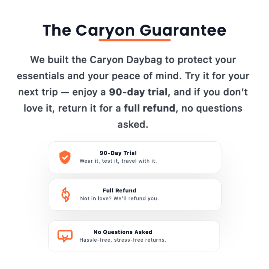 Caryon Daybag